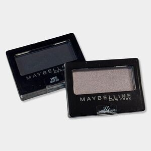 Maybelline New York 50S Tastefully Taupe Brown & 110S Night Sky Black Eyeshadow